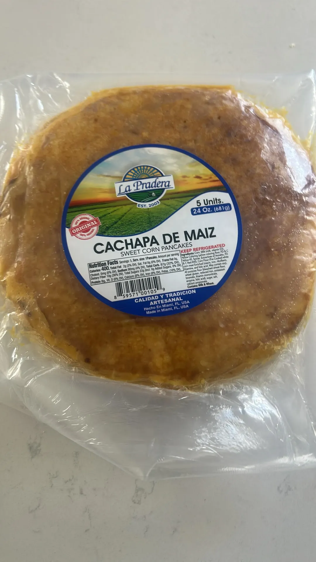 CACHAPAS DE MAIZ 5 UNI